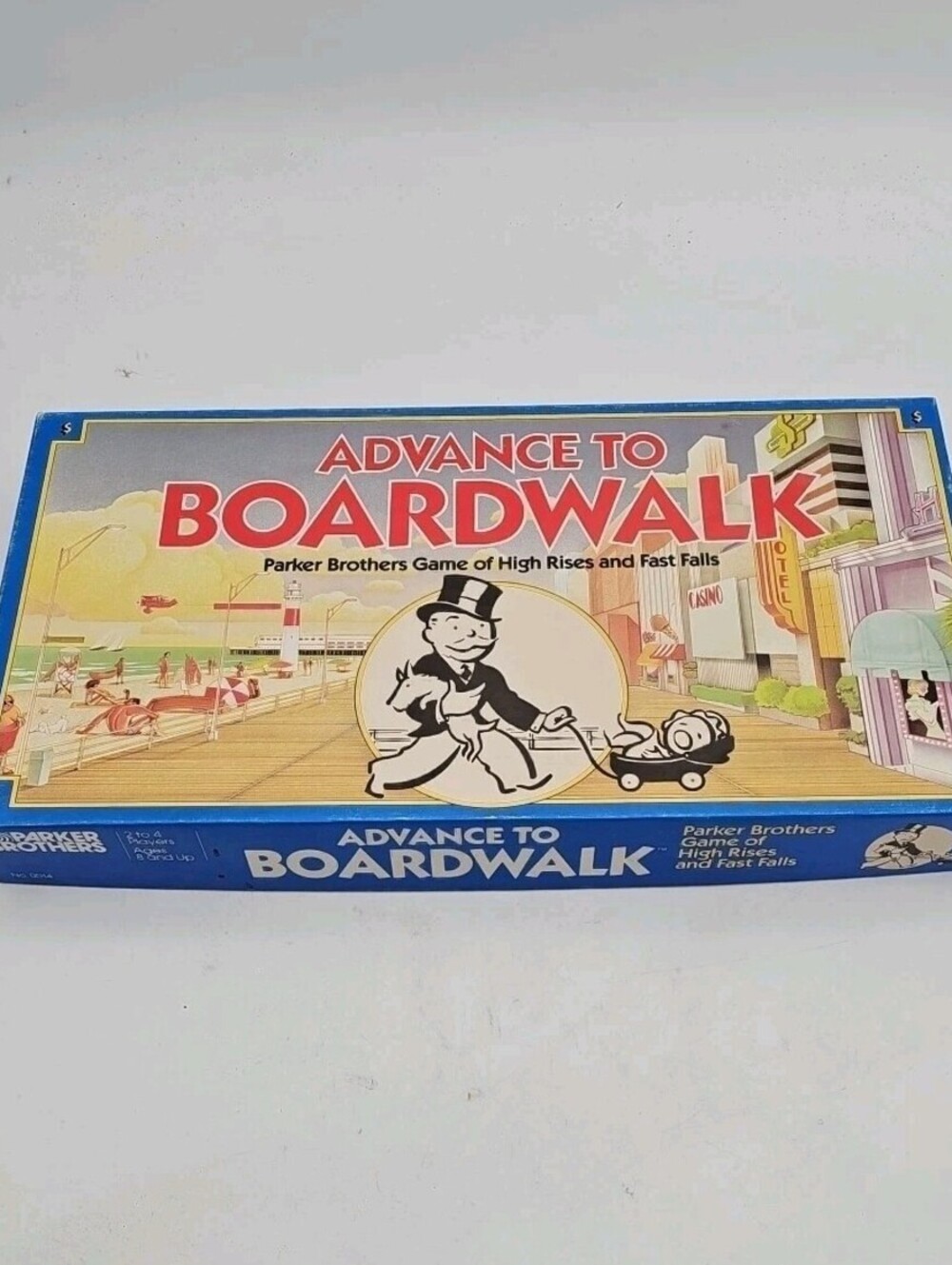Vintage 1985 Monopoly Advance To Boardwalk  Board Game Parker Brothers Complete!